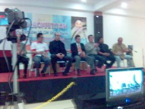 rental minidv atau sewa minidv di acara dedy cobuzier
